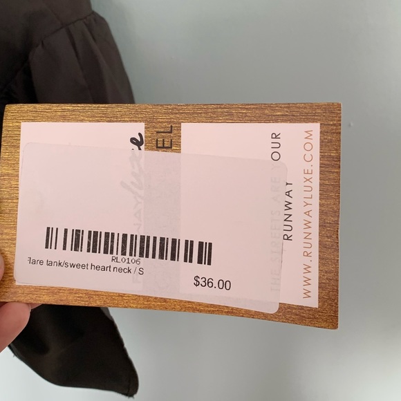 Grey Bow Open Back Top - Picture 7 of 7